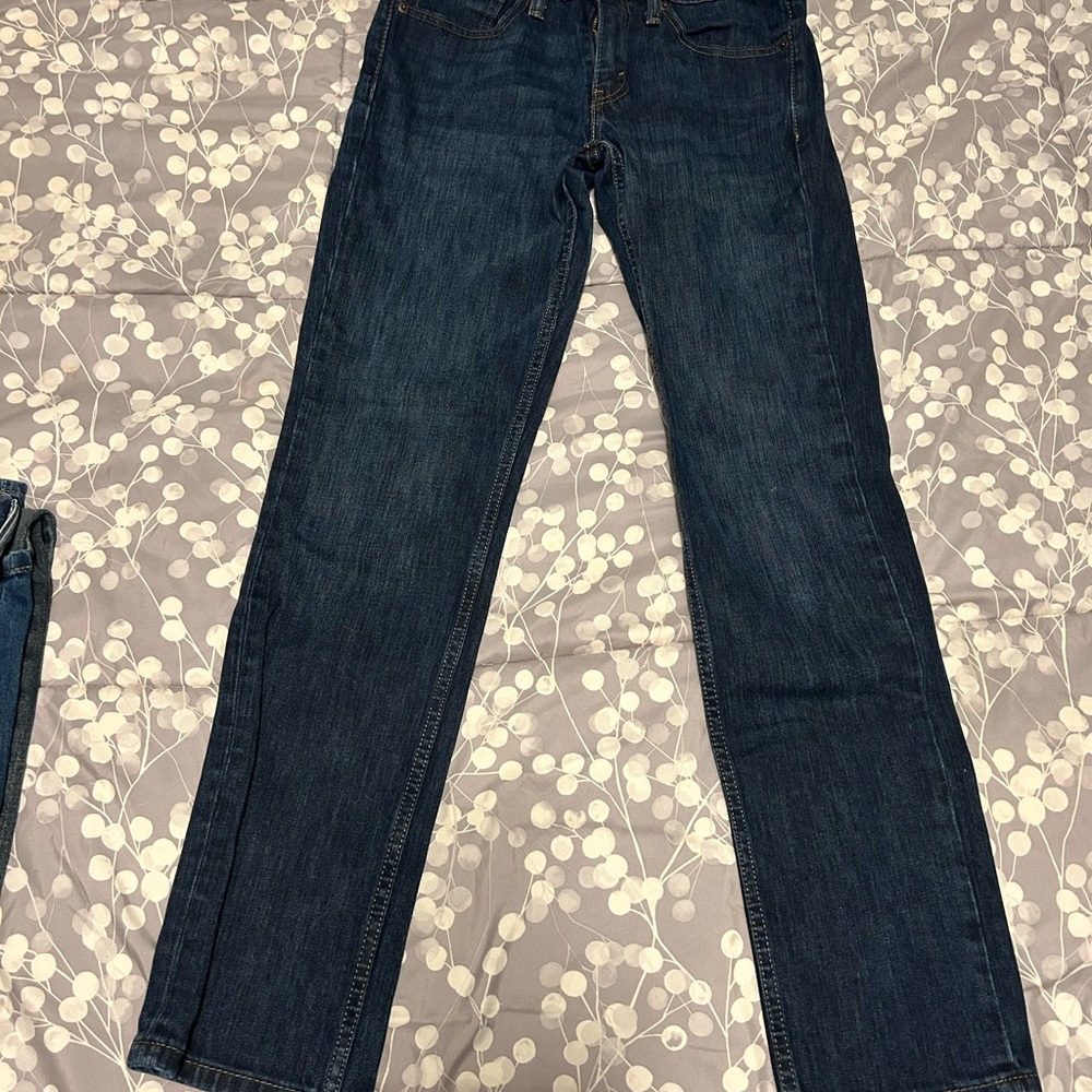 Levi's Blue Straight Jeans Timeless Style